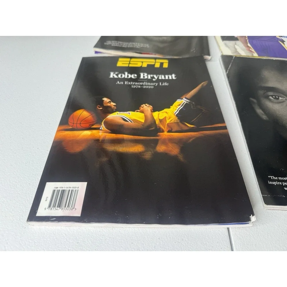 Kobe Bryant Commemorative Magazine Lot LA Times ESPN 1978-2020 Lakers Tribute